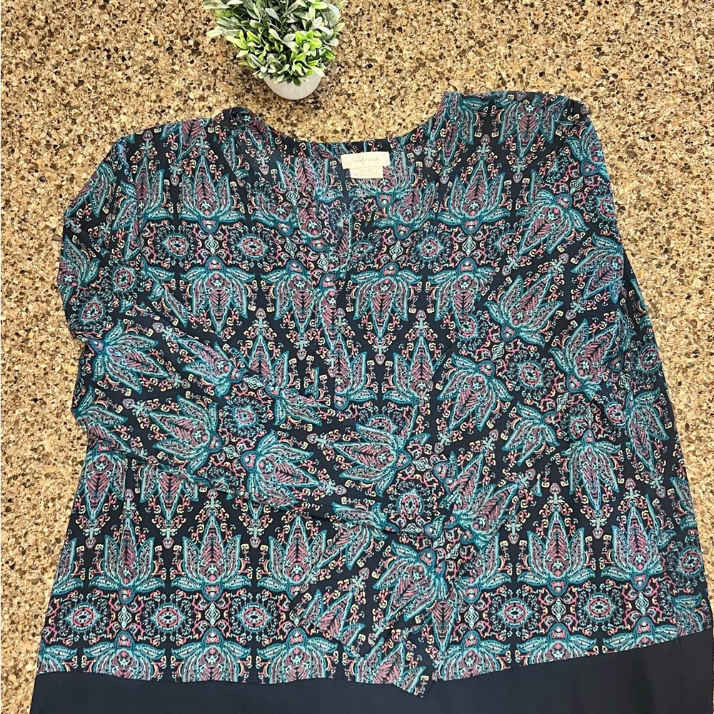 Van Heusen Multicolor Paisley Blouse